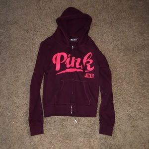 Maroon pink sweatshirt